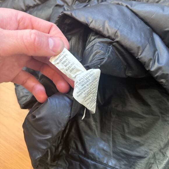 Men's REI Co-Op Black Lightweight Puffer Down Fill Zip Up Cold Jacket Sz Large - Picture 4 of 8